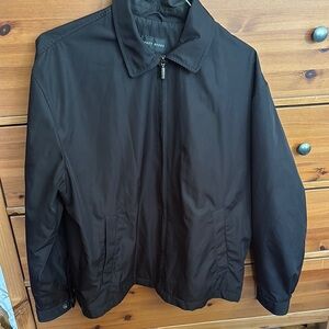 Perry Ellis Black Lightweight Shirt Jacket with Relaxed Fit